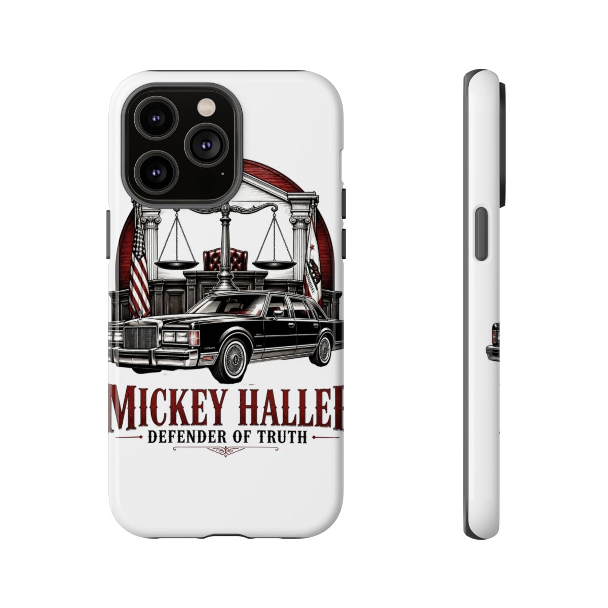 The Lincoln Lawyer "Mickey Haller - Defender of Truth" Phone Case - alternate angle 4, merchandise
