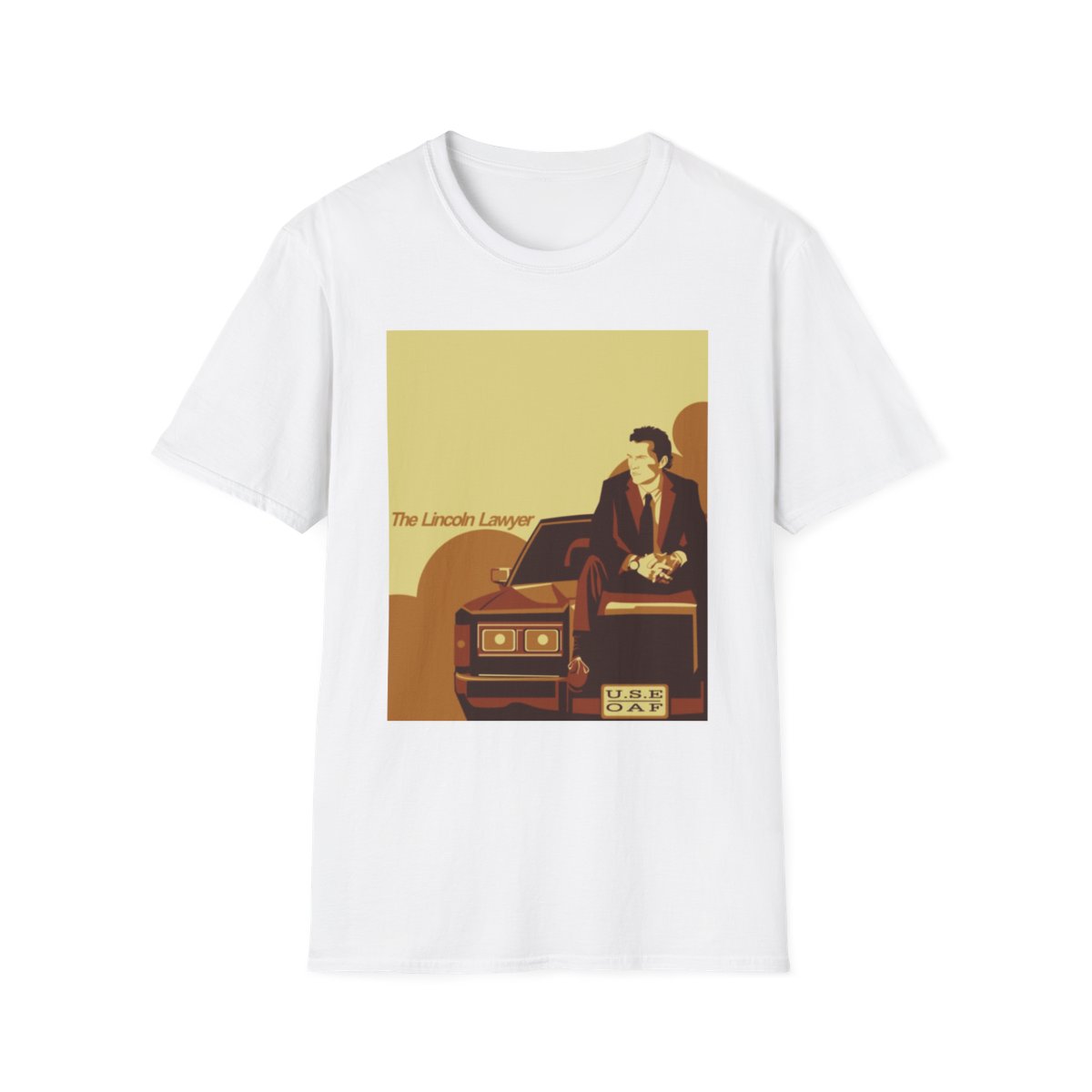 The Lincoln Lawyer T-Shirt | Retro Lawyer Silhouette Tee | Lincoln Lawyer