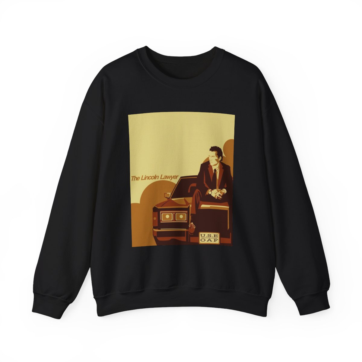The Lincoln Lawyer Crewneck Sweatshirt | Lawyer Legal Courtroom Art | Lincoln Lawyer