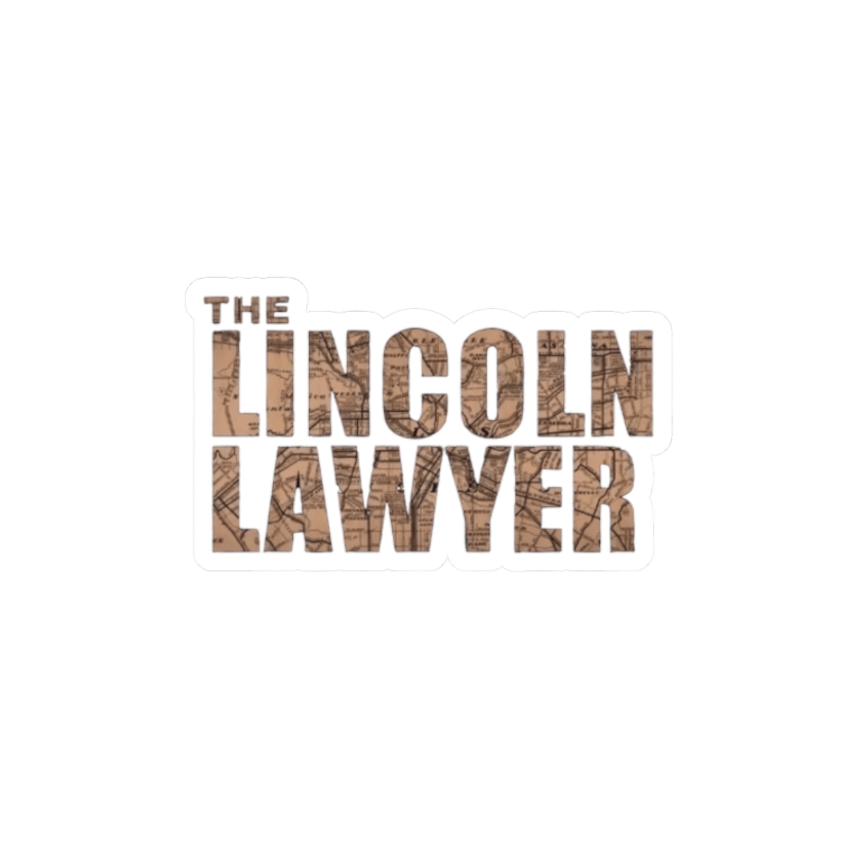 The Lincoln Lawyer stickers | Kiss-cut vinyl sticker | Lincoln Lawyer - alternate angle 3, merchandise