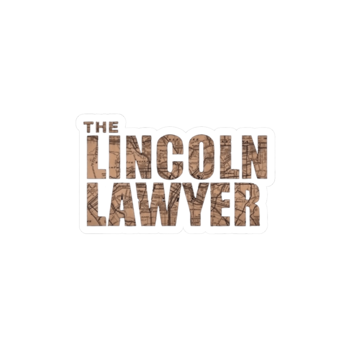The Lincoln Lawyer stickers | Kiss-cut vinyl sticker | Lincoln Lawyer